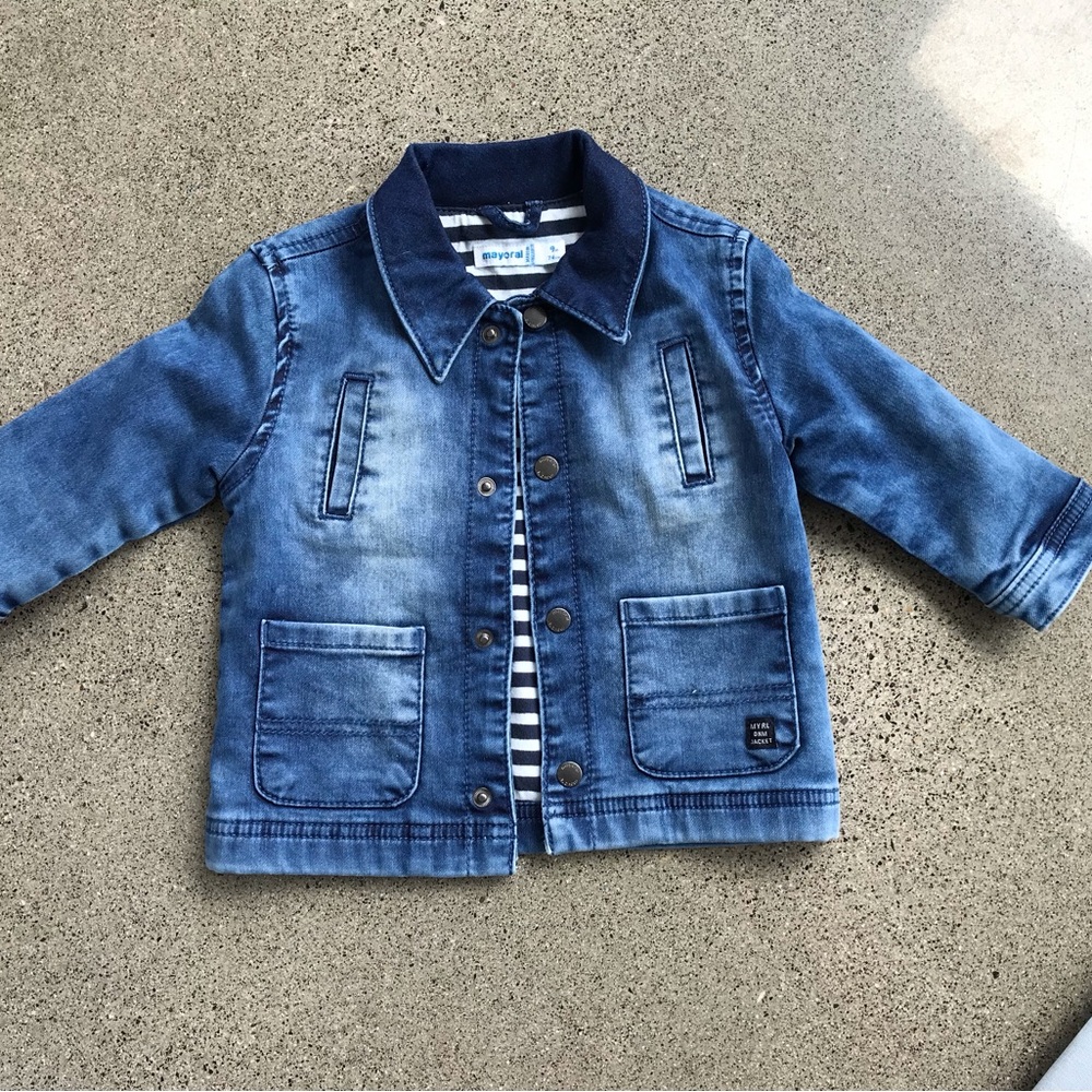 Mayoral Blue Jean Jacket Relaxed Fit